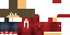 Minecraft skin texture, 64x32 legacy pixels