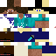 Minecraft skin texture, 64x64 pixels