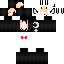 Minecraft skin texture, 64x64 pixels