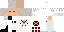 Minecraft skin texture, 64x32 legacy pixels