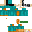 Minecraft skin texture, 64x64 pixels
