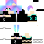 Minecraft skin texture, 64x64 pixels