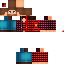 Minecraft skin texture, 64x64 pixels
