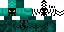 Minecraft skin texture, 64x32 legacy pixels