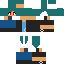 Minecraft skin texture, 64x64 pixels
