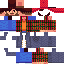 Minecraft skin texture, 64x64 pixels