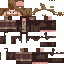 Minecraft skin texture, 64x64 pixels