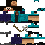 Minecraft skin texture, 64x64 pixels