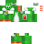 Minecraft skin texture, 64x64 pixels