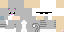 Minecraft skin texture, 64x32 legacy pixels