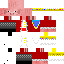 Minecraft skin texture, 64x64 pixels