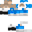Minecraft skin texture, 64x64 pixels
