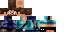 Minecraft skin texture, 64x32 legacy pixels