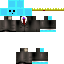 Minecraft skin texture, 64x64 pixels