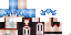 Minecraft skin texture, 64x32 legacy pixels