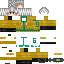 Minecraft skin texture, 64x64 pixels