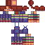 Minecraft skin texture, 64x64 pixels