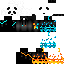 Minecraft skin texture, 64x64 pixels