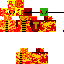 Minecraft skin texture, 64x64 pixels