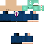 Minecraft skin texture, 64x64 pixels