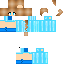 Minecraft skin texture, 64x64 pixels