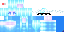 Minecraft skin texture, 64x32 legacy pixels