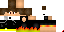 Minecraft skin texture, 64x32 legacy pixels