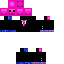 Minecraft skin texture, 64x64 pixels