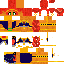 Minecraft skin texture, 64x64 pixels