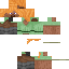 Minecraft skin texture, 64x64 pixels