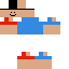 Minecraft skin texture, 64x64 pixels