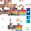 Minecraft skin texture, 64x64 pixels