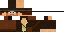 Minecraft skin texture, 64x32 legacy pixels