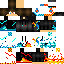 Minecraft skin texture, 64x64 pixels