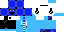 Minecraft skin texture, 64x32 legacy pixels