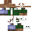 Minecraft skin texture, 64x64 pixels