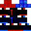 Minecraft skin texture, 64x64 pixels