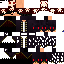 Minecraft skin texture, 64x64 pixels
