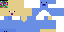 Minecraft skin texture, 64x32 legacy pixels