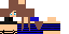 Minecraft skin texture, 64x32 legacy pixels