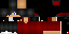 Minecraft skin texture, 64x32 legacy pixels