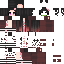 Red Minecraft skin texture, 64x64 pixels