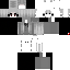Gray Minecraft skin texture, 64x64 pixels