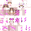 Orange pink Minecraft skin texture, 64x64 pixels