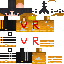 Minecraft skin texture, 64x64 pixels