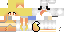 Minecraft skin texture, 64x32 legacy pixels
