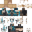Minecraft skin texture, 64x64 pixels