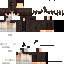 Minecraft skin texture, 64x64 pixels