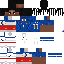 Minecraft skin texture, 64x64 pixels