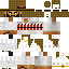 Minecraft skin texture, 64x64 pixels